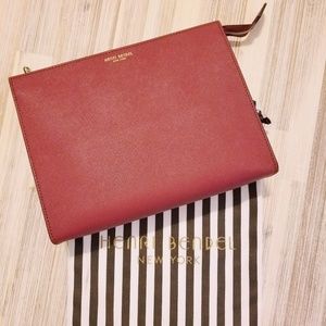 Red Henri Bendel Clutch